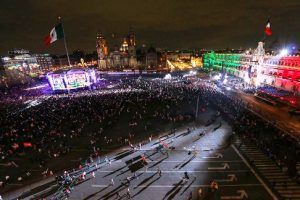 Zócalo Grito de Independencia