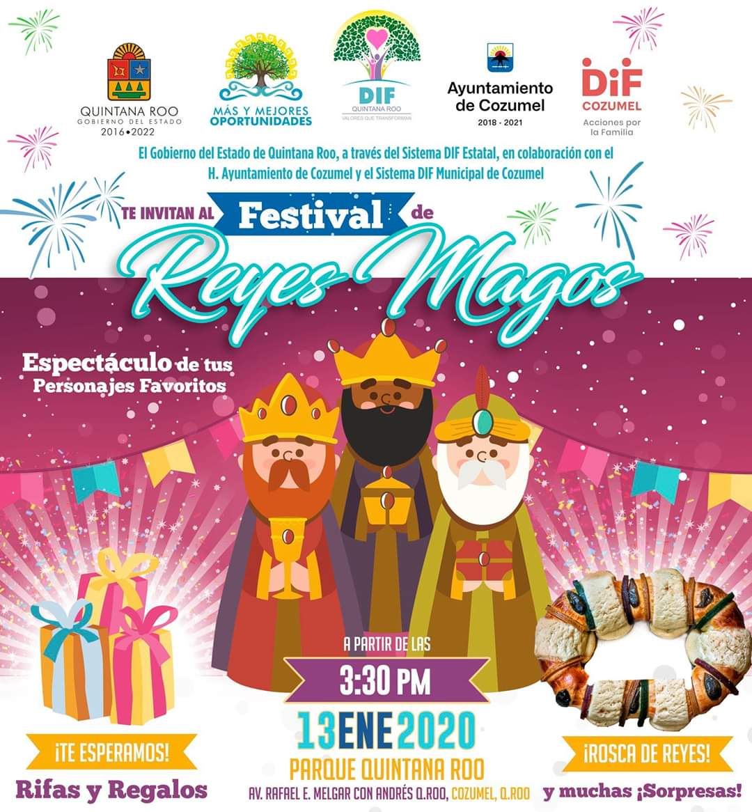 Llevan el festival de Día de Reyes a Cozumel - La Pancarta de Quintana Roo