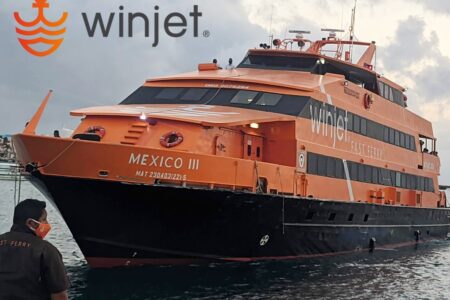 Winjet cancela salidas de ferry por fuerte oleaje en la ruta Playa del  Carmen-Cozumel - La Pancarta de Quintana Roo