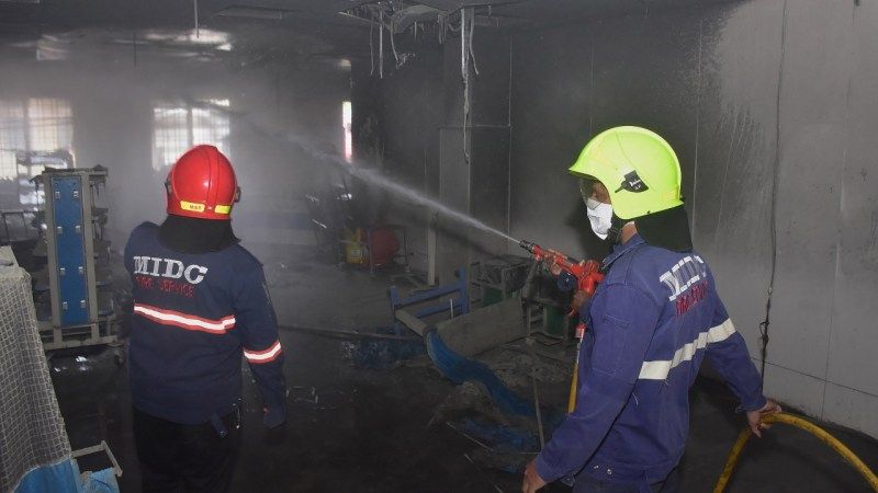 Al menos 10 muertos en un incendio en hospital COVID-19 en India. Foto de The Times of India