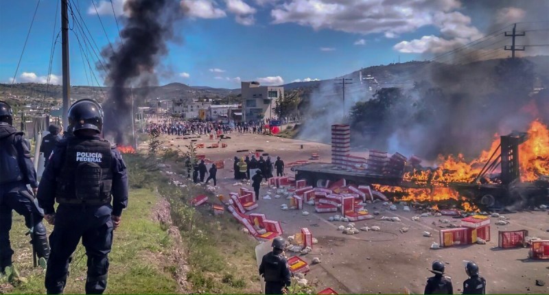 Enfrentamiento en Nochixtlán