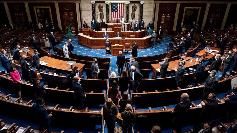Congreso de Estados Unidos. Foto de EFE/EPA/Erin Schaff / POOL.