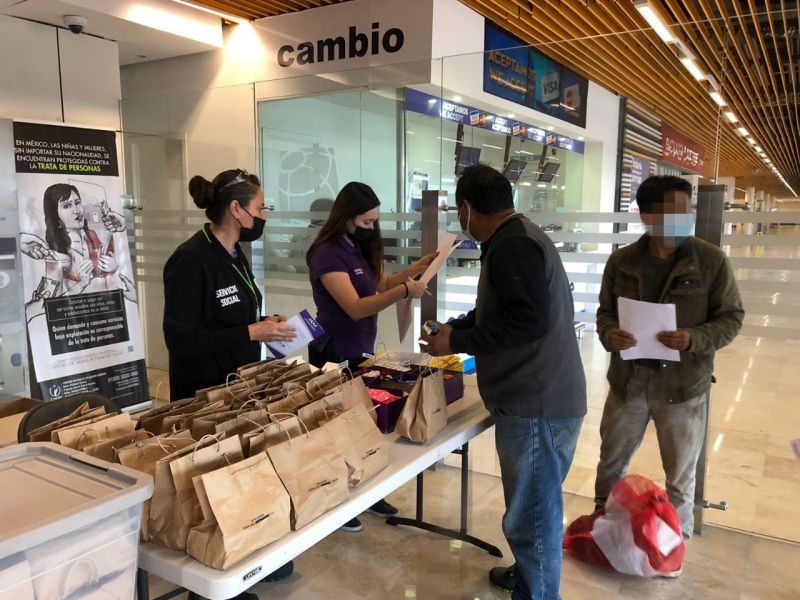 Migrantes mexicanos repatriados. Foto de INM