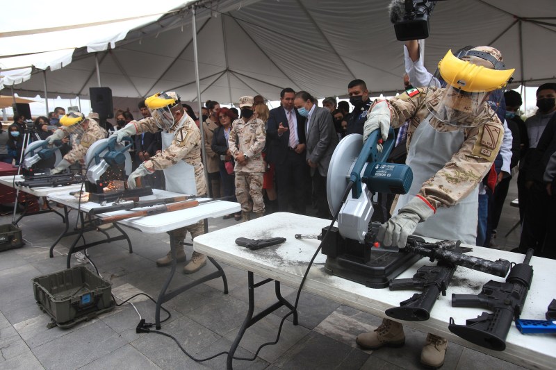 Programa de canje de armas. Foto de EFE