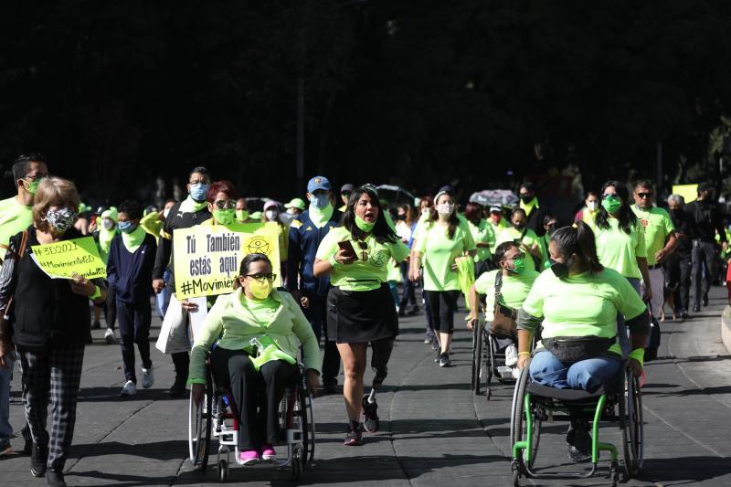 marcha personas discapacidad CDMX