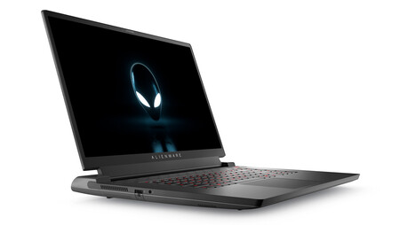 Alienware M17 R5 Angled Left