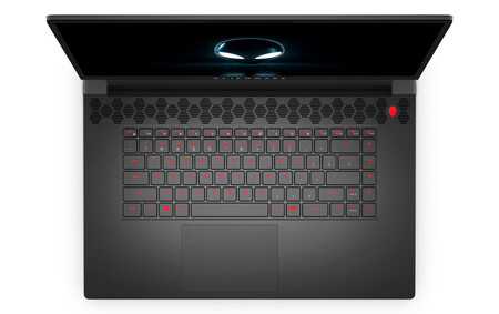 Alienware M17 R5 Open Angled Up