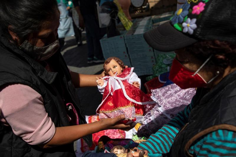 artesanos niños dios