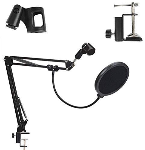 Kadence Soporte de brazo de tijera para micrófono NB35, filtro pop (Stand + Pop Filter)