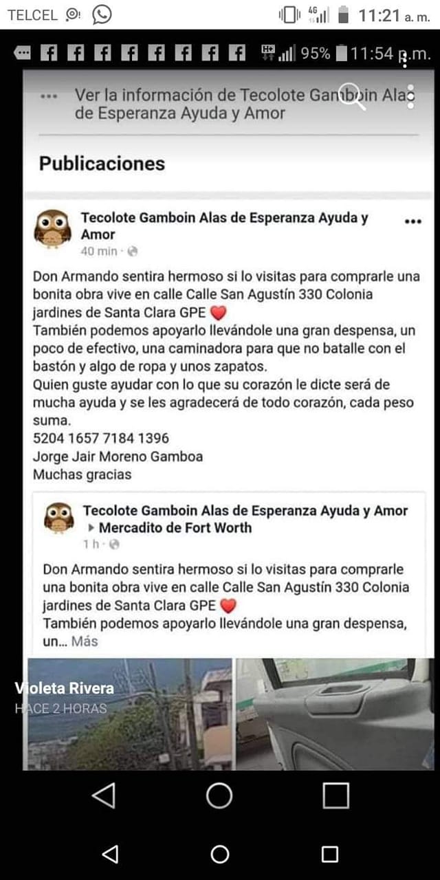 Abuelito vende dibujos para comprar alimento a sus nietos y se vuelve viral