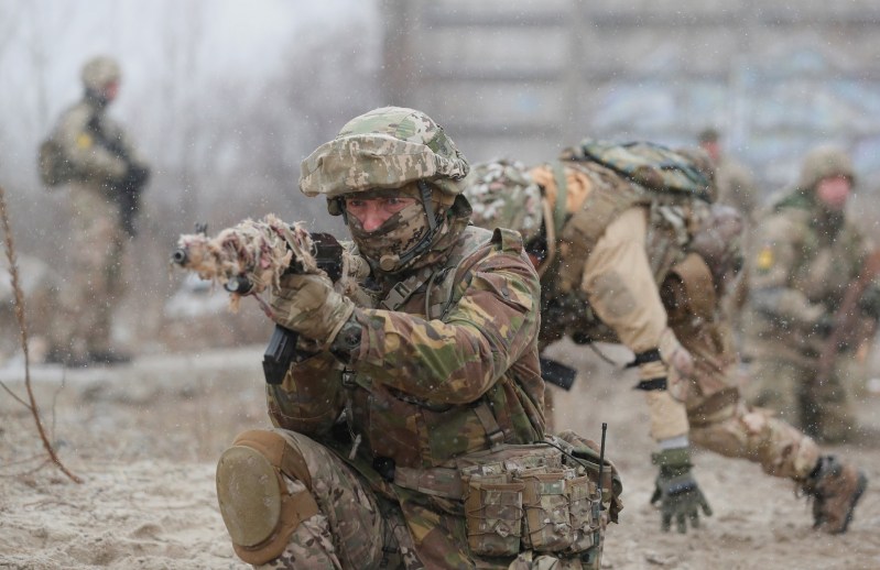 Ucrania entrenamiento defensa Rusia ofensiva