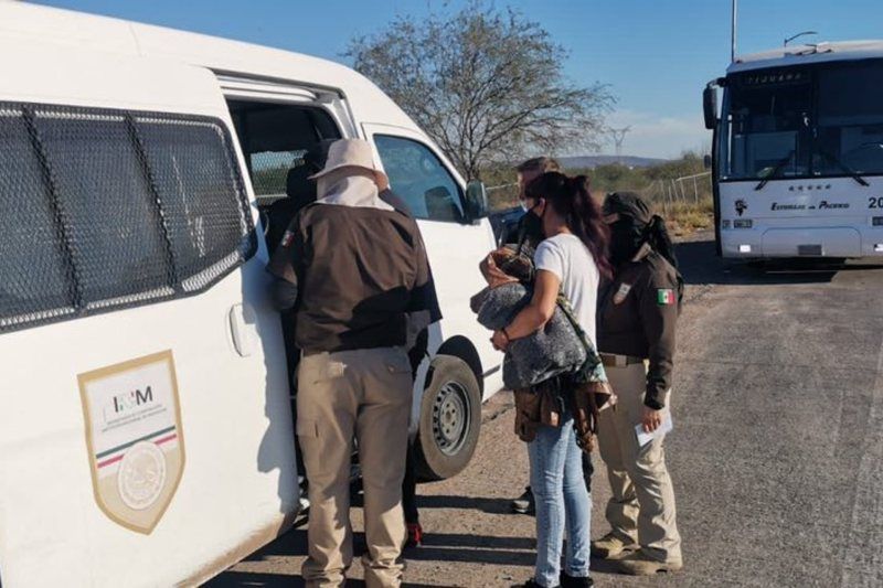 INM Migración rescate trata personas Interpol