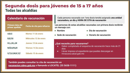 Refuerzo Vacuna Jovenes