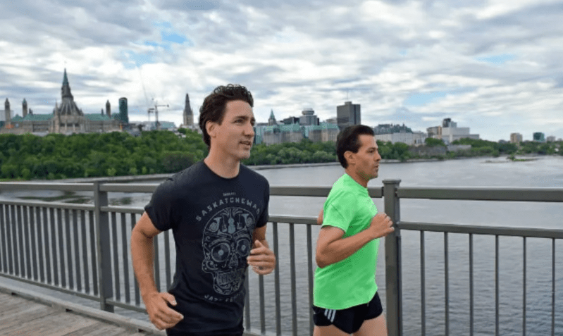 peña nieto y justin trudeau