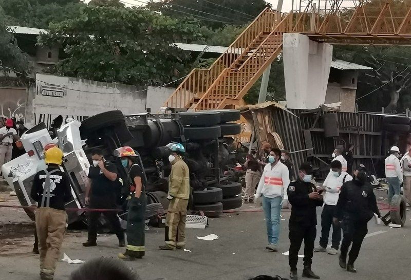 República Dominicana recibe últimos cinco cuerpos de migrantes muertos en accidente en Chiapas. Foto de EFE