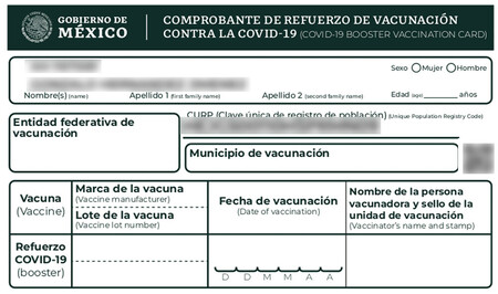 Comprobante Vacunacion