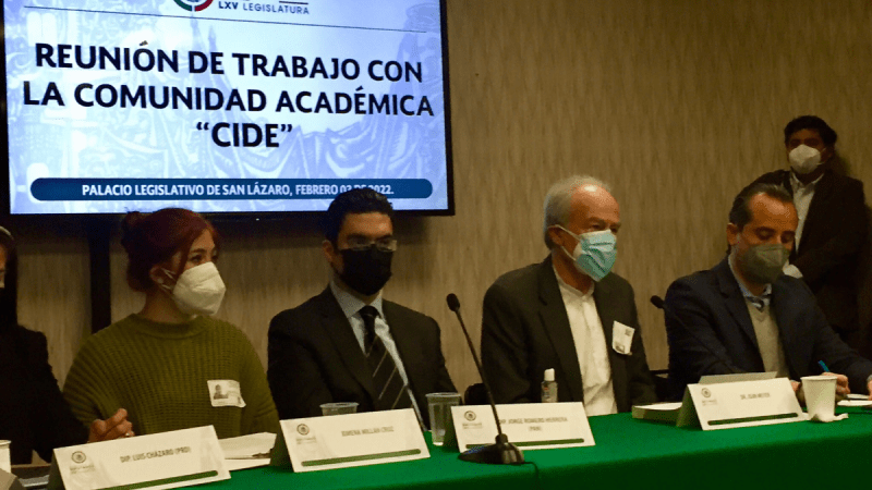 CIDE reunión Jean Meyer Diputados