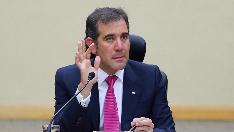 Consejero presidente del INE, Lorenzo Córdova. Foto de Notimex