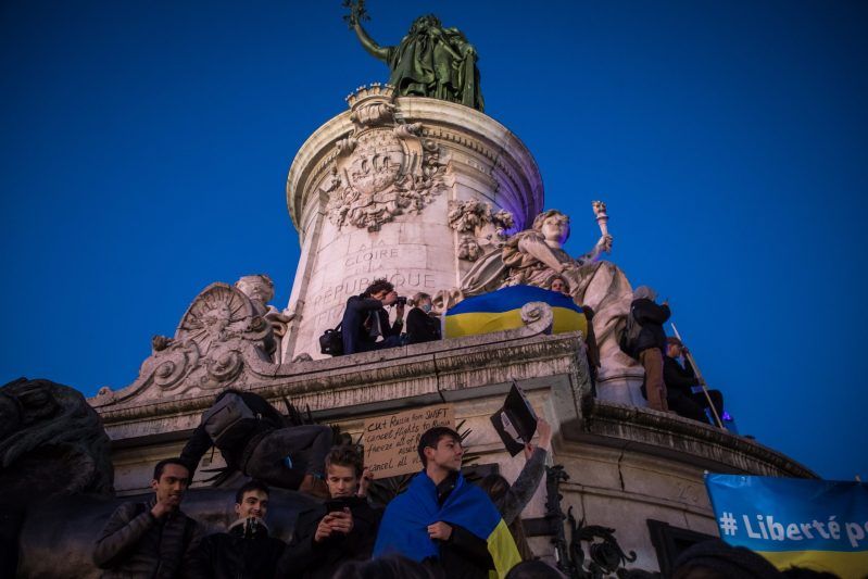 París advierte a Putin de que la OTAN también es una alianza nuclear. Foto de EFE
