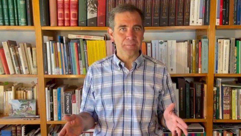 INE Lorenzo Córdova mensaje domingo INE revocación de mandato