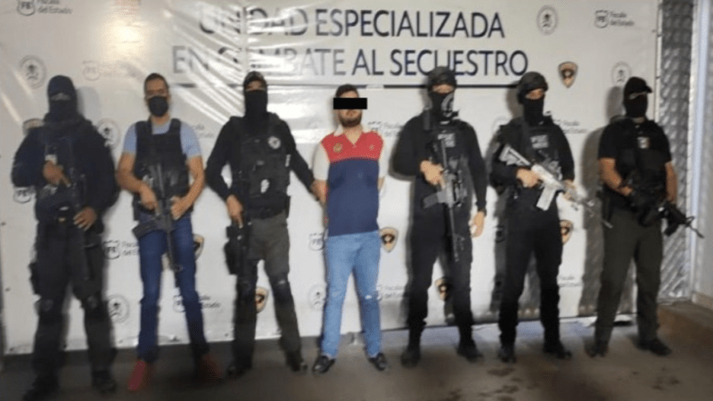 Detienen a 'El Traumado', presunto fundador del Cártel Independiente de Acapulco. Foto de SSPC