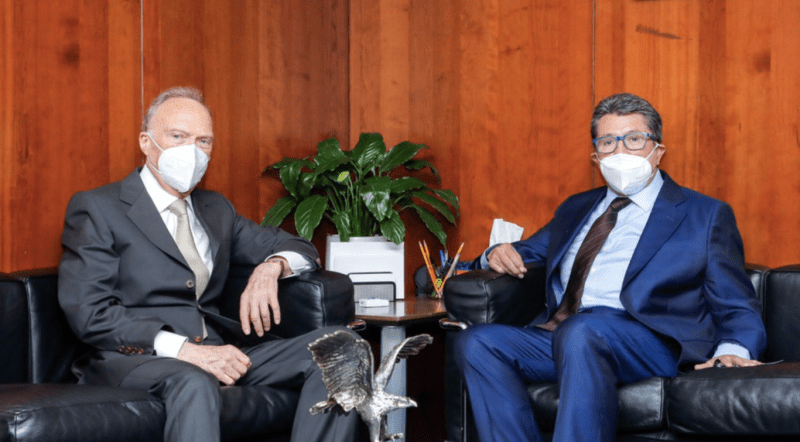 Diálogo franco y directo, comparecencia de Gertz Manero ante Senadores. Foto de Twitter Ricardo Monreal