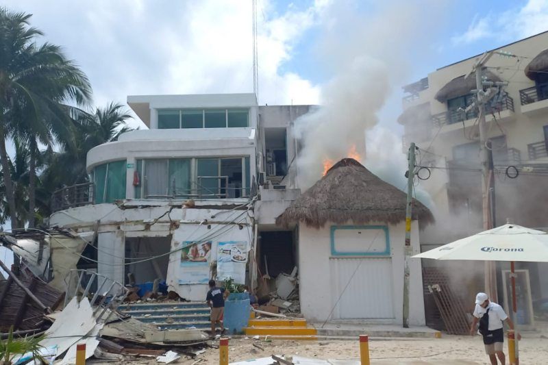 explosión hotel cocina Playa del Carmen Quintana Roo
