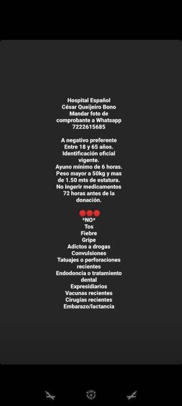 Cesar Bono hospitalizado