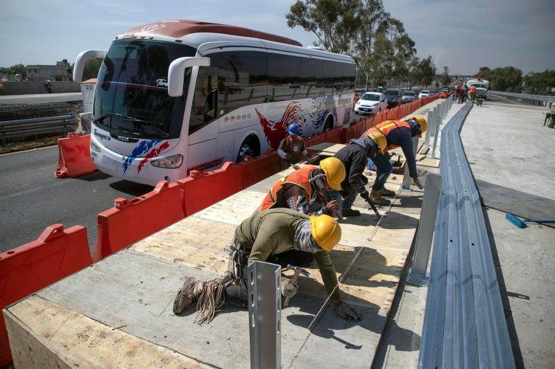 Obras de interconexión del AIFA.