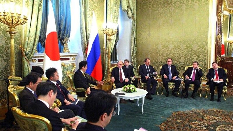 Encuentro entre Vladimir Putin y Shinzo Abe Rusia Japón