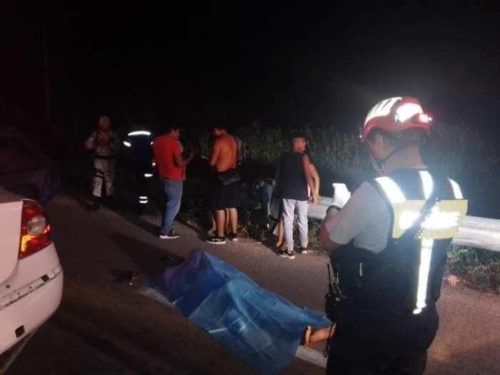Choque en carretera Tulum-Felipe Carrillo Puerto deja a una persona muerta