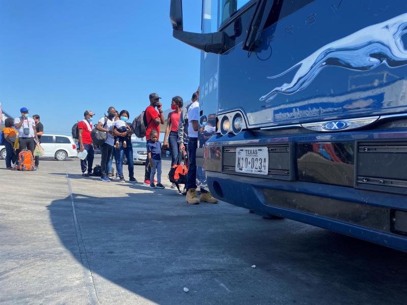 migrantes haitianos Del Río Texas