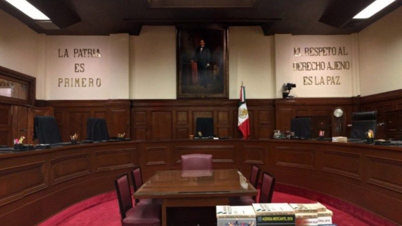 Salón de Sesiones del Tribunal Pleno de la SCJN. Captura de pantalla / @SCJNMexico