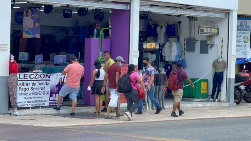 Arroja mayo buenas actividades comerciales en comercios del Centro de Playa del Carmen