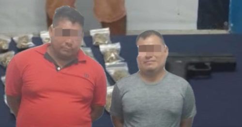 Amenazaban a una mujer con una pistola hechiza este par de “mariguanillos”