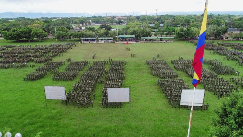 Al menos 19 heridos tras impacto de un rayo en escuela militar en Colombia. Foto de @ejercito_cedoc
