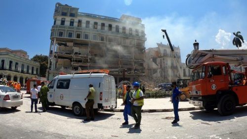 Aumenta a 25 la cifra de muertos por la explosión de hotel en La Habana