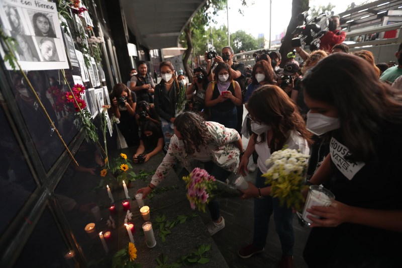 Consternación en México por asesinato de Debanhi Escobar. Foto de EFE mujeres