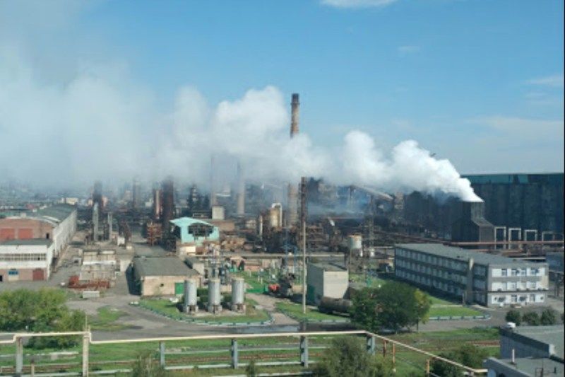 planta química Avdiivka Donetsk Ucrania