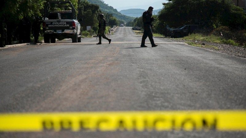 Tangamandapio Michoacán menores asesinados disparos