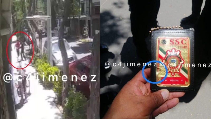SSC Asalto robo placa policía Benito Juárez