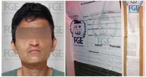 Arrestan a narcomenudista y aseguran dosis de droga en cateo en Cancún