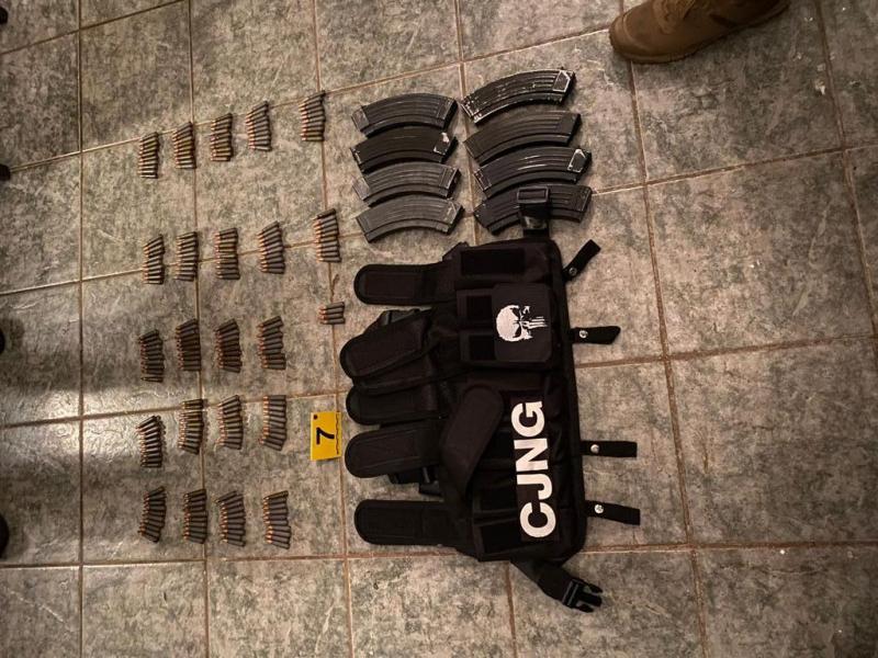 arsenal cateo Jalisco Guardia Nacional CJNG