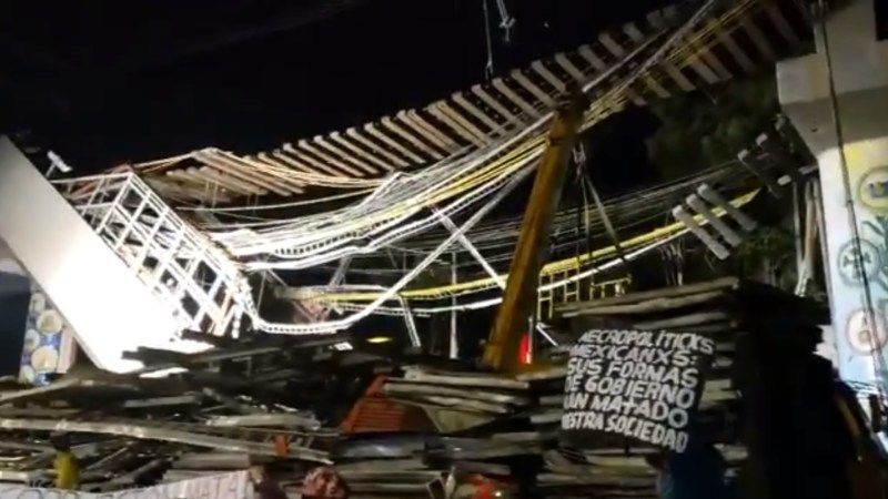 Protesta México Ciudad Línea 12 Metro