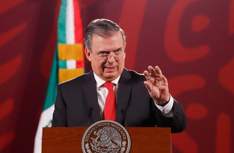 El canciller mexicano Marcelo Ebrard. Foto de EFE