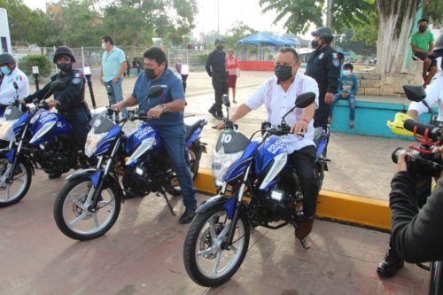 Ayuntamiento de José María Morelos refuerza seguridad con 17 motopatrullas