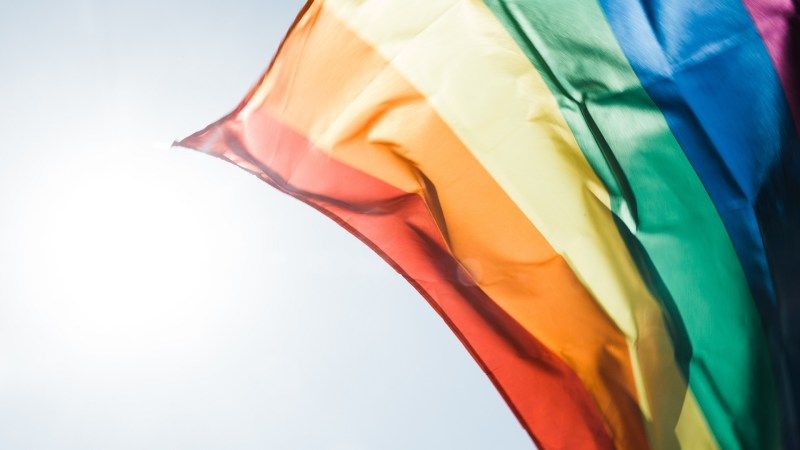bodas igualitarias Bandera del movimiento LGBTTTI. Foto de Peter Hershey / Unsplash