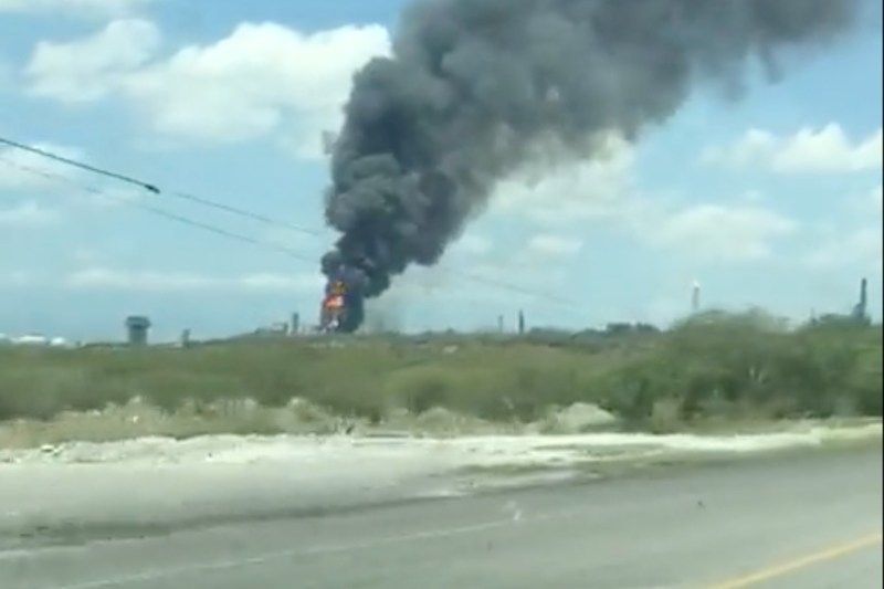 incendio refinería Cadereyta 25jun22