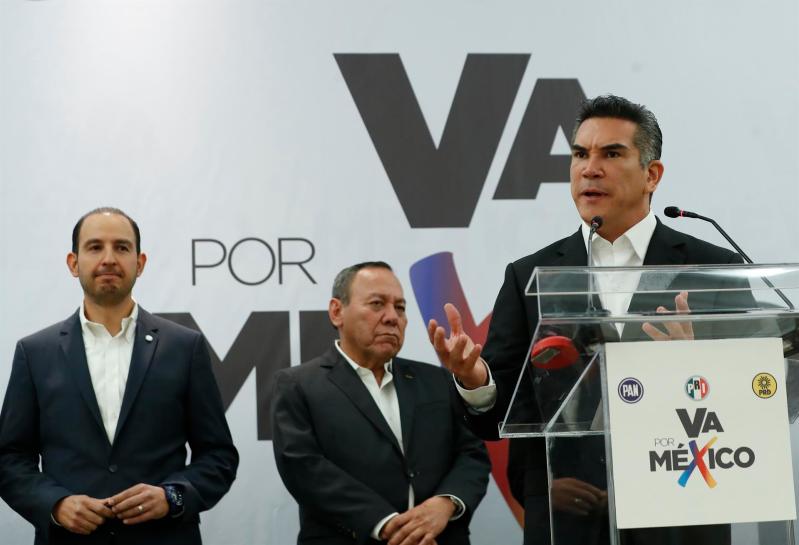 Va por México PRI PAN PRD oposición