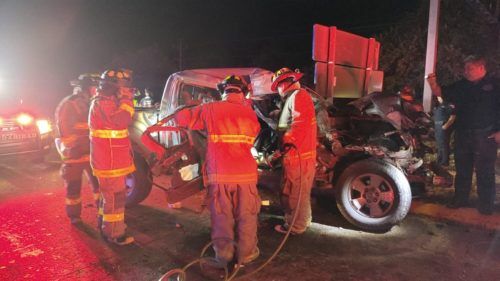 Mortal accidente de tránsito muere una mujer y quedan tres más heridos